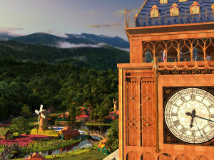 dutch town 3D-Modell
