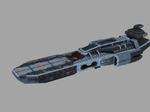 space ship 3D Model