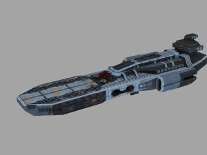 Raumschiff 3D Modell