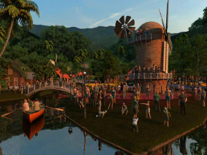 Nederlandse stad 3D Model