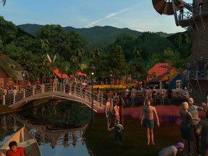 dutch town Modello 3D