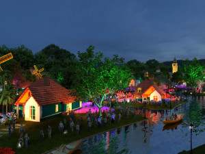 dutch town 3D Model