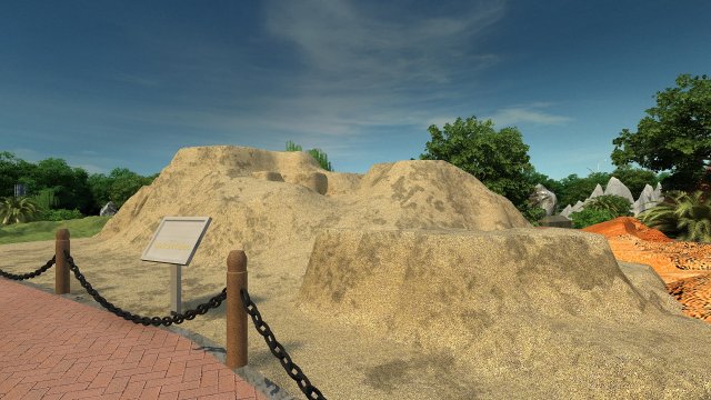 city park 3D Model .c4d .max .obj .3ds .fbx .stl .blend 