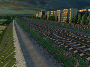 railway 3D-Modell