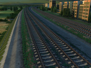 railway Modèle 3D