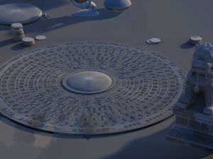 compass 3D 모델