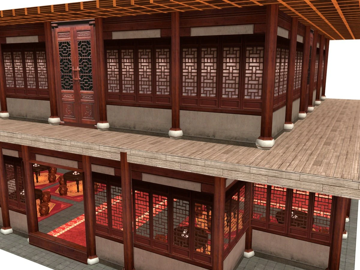 tavern 3D Model .c4d .max .obj .3ds .fbx .stl .blend 