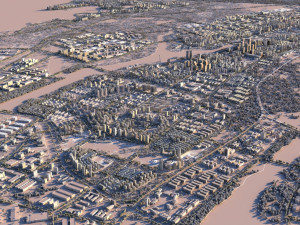 city building 3D 모델