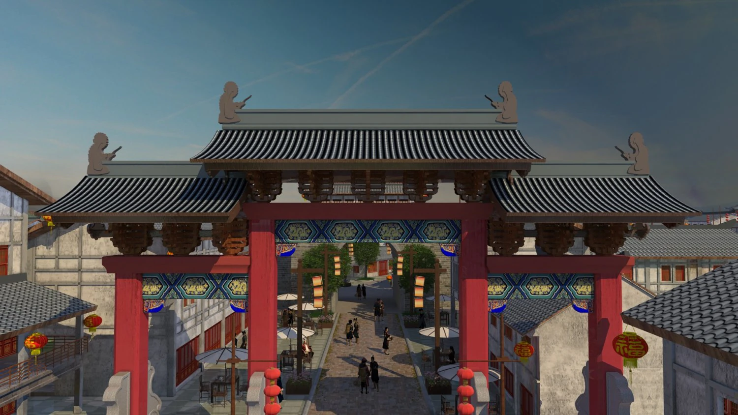 ville antique Modèle 3D .c4d .max .obj .3ds .fbx .stl .blend 