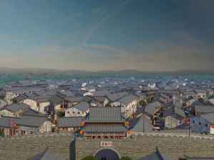 ville antique Modèle 3D