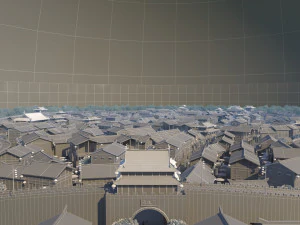 ville antique Modèle 3D