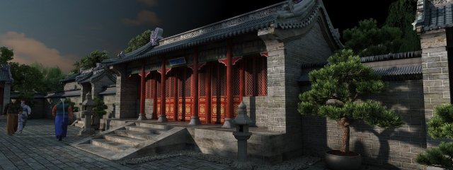 ancient city 3D मॉडल .c4d .max .obj .3ds .fbx .stl .blend 