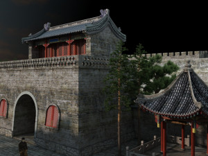 ancient city Model 3D