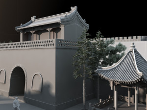 ancient city Model 3D