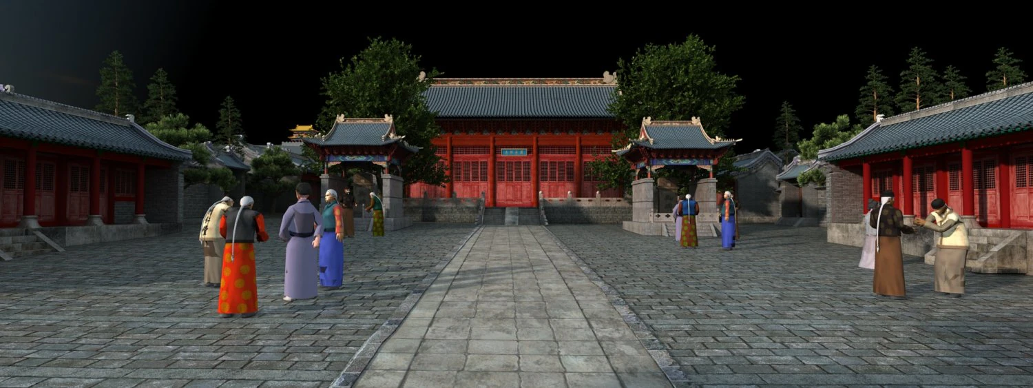 ancient city 3D Model .c4d .max .obj .3ds .fbx .stl .blend 