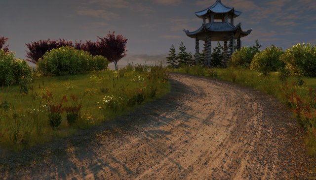 gazebo Modelo 3D .c4d .max .obj .3ds .fbx .stl .blend 
