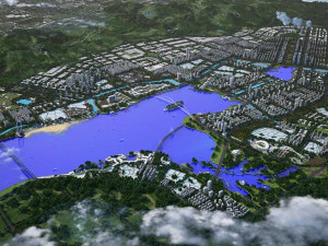 शहर की इमारत 3D मॉडल