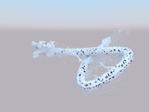 water dragon 3D-Modell
