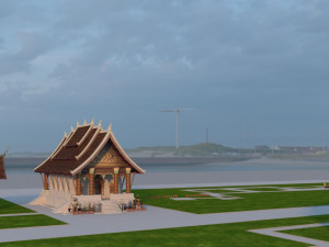 temple Model 3D