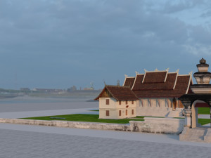 temple Model 3D