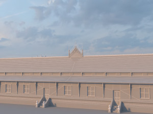 temple Model 3D