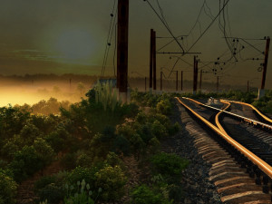 railway 3D मॉडल