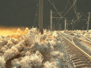 railway 3D मॉडल