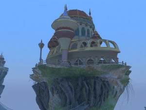 sky castle 3D Model