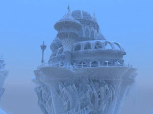 sky castle 3D Model