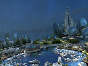island city 3D Model