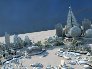 island city 3D Model