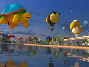 ocean park 3Dモデル