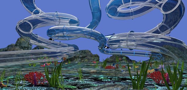 water slide Modèle 3D .c4d .max .obj .3ds .fbx .stl .blend