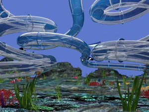 water slide 3D Model