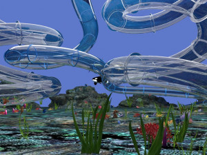 water slide Modèle 3D