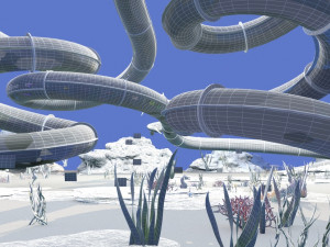 water slide Modèle 3D