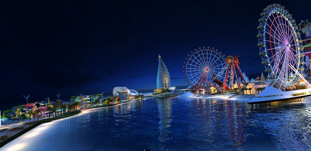 ocean park Modèle 3D .c4d .max .obj .3ds .fbx .stl .blend 