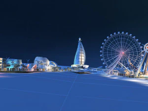 ocean park 3D Model