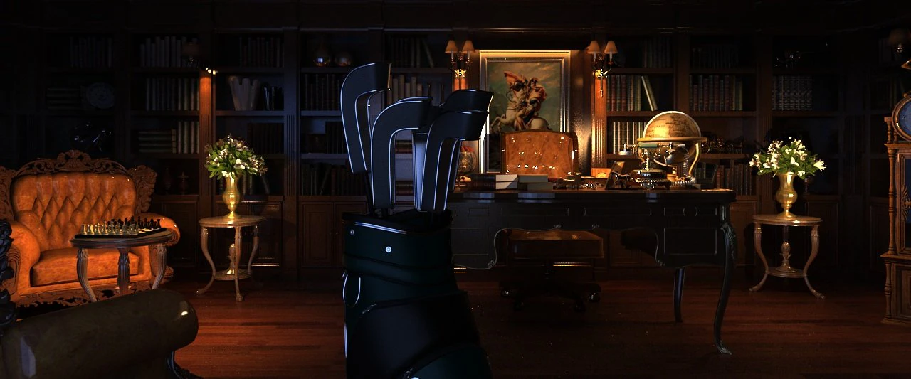 study 3D Model .c4d .max .obj .3ds .fbx .stl .blend 