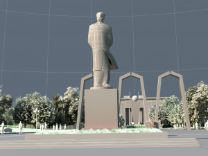 university Modello 3D