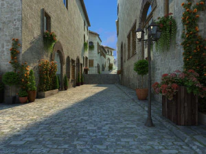 도시 건물 3D 모델