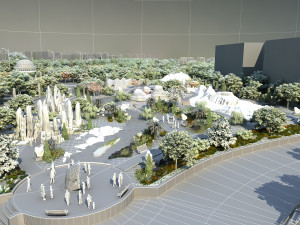 public park Modèle 3D