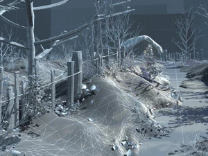 snow scene 3D Model