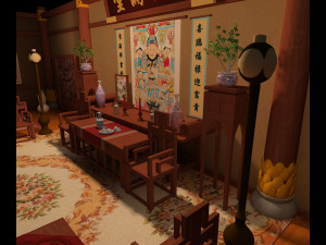ancient bank 3D Model