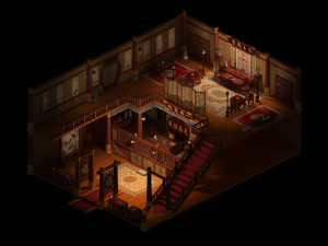 ancient bank 3D Model