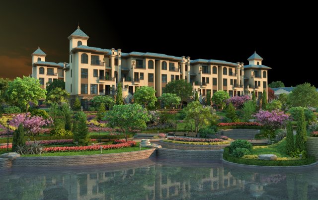city building 3D मॉडल .c4d .max .obj .3ds .fbx .stl .blend 