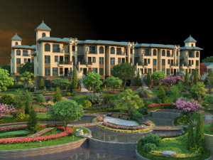 city building 3D मॉडल