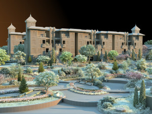city building 3D मॉडल