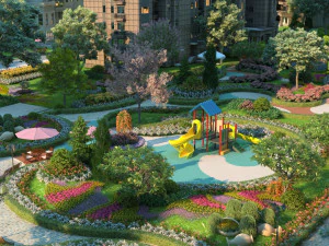 शहर की इमारत 3D मॉडल