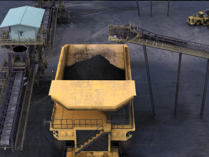transport coal 3D Model